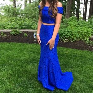 Royal Blue Prom Dress by Le Femme